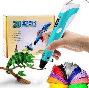 Penna 3D per Bambini e Adulti Professionale Kit Completo Filamenti stampa filo - Foto 1 di 8