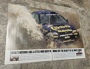 1996 Subaru 2.5RS World Rally WRC Print Ad Magazine Advertisement - Bild 1 von 4