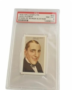 Gallaher Tobacco Card Film Episodes Stars screen stage PSA 8 Jack Hulbert #45 sp