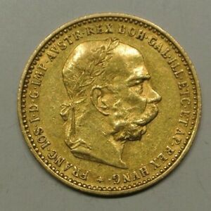 AUTRICHE 10 CORONA OR /GOLD 1896  petit tirage 