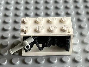 Lego Saitenrolle 2x4x2 komplett mit Schnur und hellgrau 4209c02 Set 6696 4025 - Bild 1 von 1