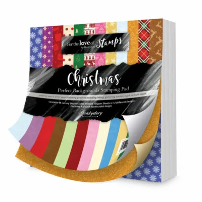 Hunkydory * Christmas Stamping pad : 48 8x8" double sided 135gsm sheets - Image 1 of 2
