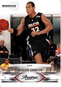 TAYLOR GRIFFIN 2009-10 PRESTIGE ROOKIE SANDWICHES