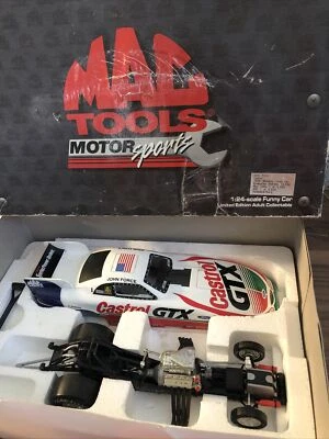 Herramientas divertidas para Mac de coche John Force Castrol GTX de acción a escala 1:24 Foto 1 de 4