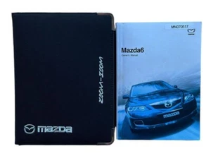 Mazda 6 Owners Manual with zip-up Case 2007-2010 - FREE POST - Picture 1 of 6