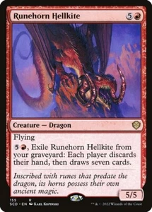 MTG - RUNEHORN HELLKITE - Starter Commander (R) - Picture 1 of 1