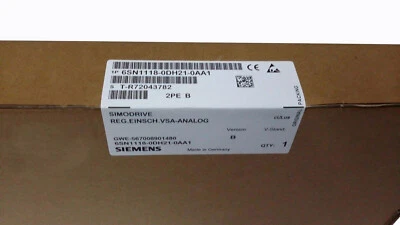 6SN1118-0DH21-0AA1 NEW SIEMENS 6SN1 118-0DH21-0AA1 SIMODRIVE 611-D CONTROL UNIT - Image 1 of 3