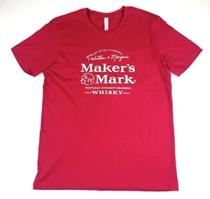 Men’s Maker’s Mark Red T Shirt Size Large - Picture 1 of 3
