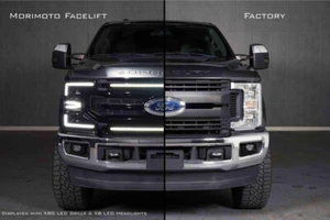 Morimoto Ford Super Duty Facelift Kit: 17-19 To 20-22 Front End Conversion - Picture 1 of 14