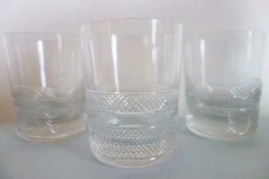 French Actress Estate-Vintage Set of 3 Waterford CRYSTAL Highball Glasses - Picture 1 of 1