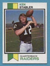 1973 TOPPS KEN STABLER RC ROOKIE CARD #487