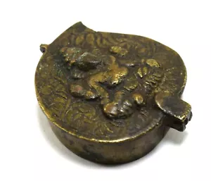 Impresionante caja Kum Kum Tika/bermellón hecha a mano dios hindú Ganesha vintage. G65-35 - Imagen 1 de 10