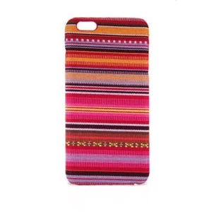Custodia In Stoffa Case Per Apple Iphone 6 / 6S Plus Cover Etuis Bumper Colorato - Foto 1 di 2