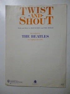 Partituras Twist and Shout The Beatles 1963 Pop #2 Hit Phil Medley - Imagen 1 de 2