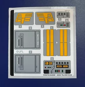NEW LEGO | Sticker Sheet for Set 75338 - Star Wars Ambush On Ferrix - Picture 1 of 1