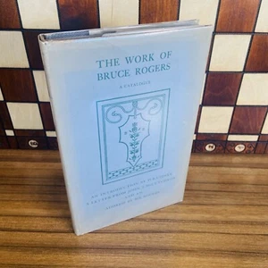 The Work of Bruce Rogers SIGNED 1st Edition 1939 DB Updike - Picture 1 of 11