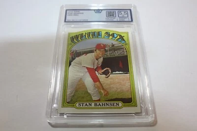 1972 Topps Set-Break #662 Stan Bahnsen GRADE CARD EX 5.5 NICE HIGH NUMBER CARD - Image 1 of 4