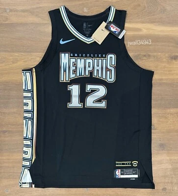AUTHENTIC Nike ADV Ja Morant Memphis Grizzlies 2022/23 NBA City Edition Jersey - Image 1 of 4