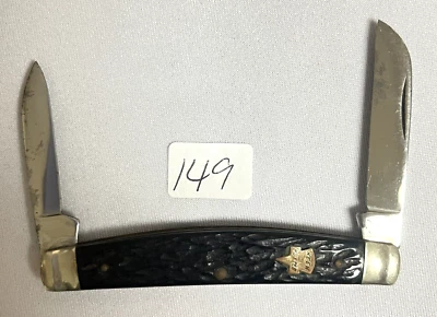 Vintage Keen Kutter K34 Dual Blade Brown Folding Pocket Knife (#149) - Image 1 of 4