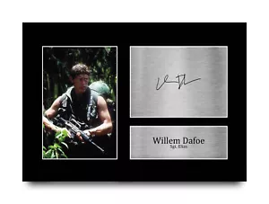 Willem Dafoe Platoon Gift Idea Signed Autograph A4 Picture Print to Movie Fans - Picture 1 of 17