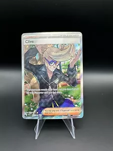 Clive Holo Ultra Rare Full Art 227/091 Paldean Fates Pokemon Karte Near Mint - Bild 1 von 2
