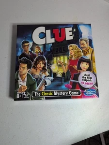 Clue The Classic Mystery Board Game By Hasbro - Ages 8+ - 2-6 players - Picture 1 of 16