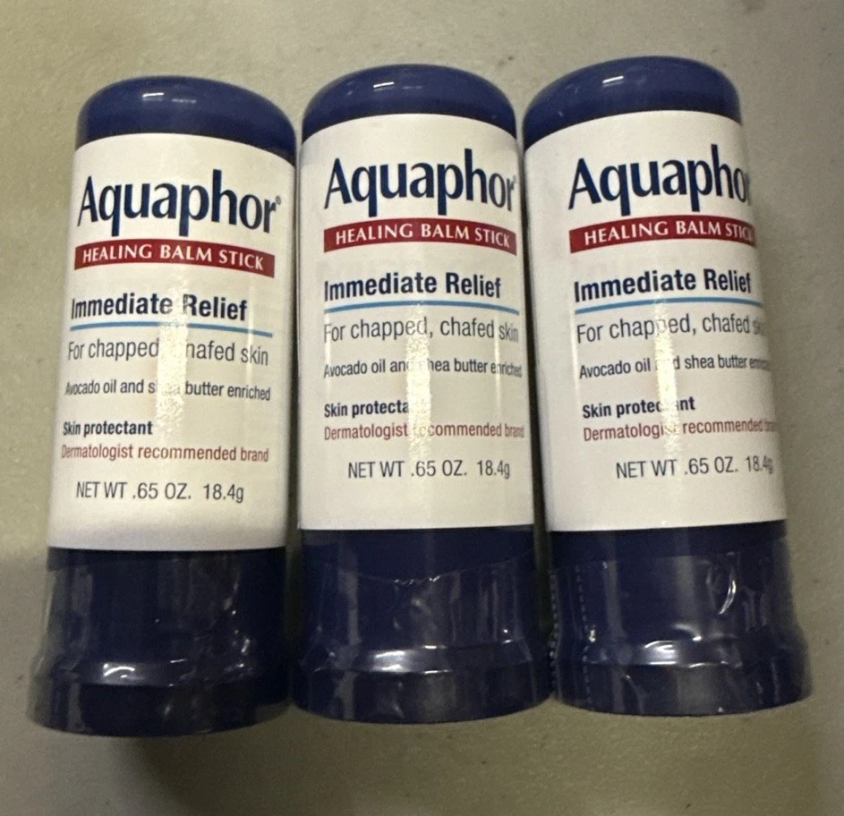 Aquaphor Healing Balm Stick Unscented 0.65 oz ea (Exp 11/26) 3 Pack - Image 1 of 1