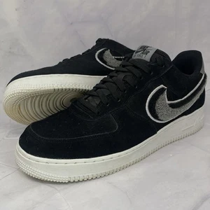 Zapatilla deportiva Nike Air Force 1 Low 3D Chenille Swoosh negra Cool Show Game talla 10,5 M - Imagen 1 de 11