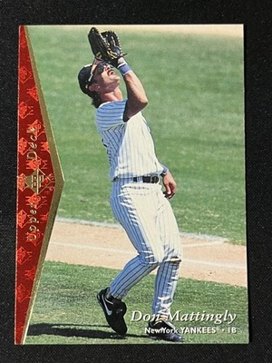 1995 Upper Deck SP #175 Don Mattingly New York Yankees Baseball Card - Image 1 of 2