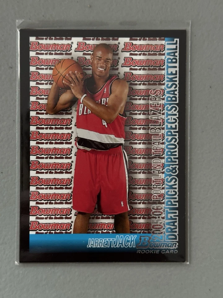 JARRETT JACK 2005-06 Bowman Draft Picks & Prospects #120 RC Rookie Blazers Nets Foto 1 de 1