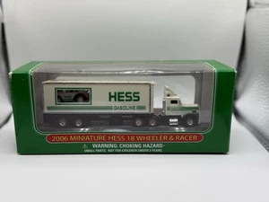 2006 Miniature Hess Truck 18 Wheeler & Racer – New in Box – Collectible - Picture 1 of 1