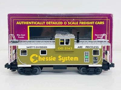 MTH Premier C&O Chessie Extended Vision Illuminated Caboose #3143 20-90012F LN - Image 1 of 4