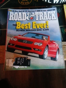 Road & Track March 2002 Audi A4  2003 Mercedes-Benz SL500 BMW X5 4.6is  223 - Picture 1 of 9