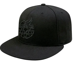 Disturbed - Icon and Symbol - Black OSFA Snapback Baseball Cap - Picture 1 of 5
