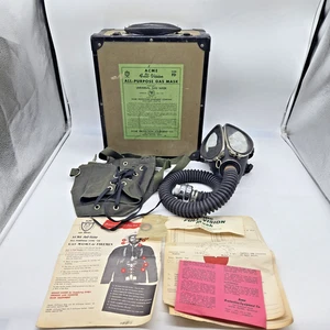 Acme Full Vision No 6 Gas Mask Fallout Survival With Original Box and Paperwork - Foto 1 di 19