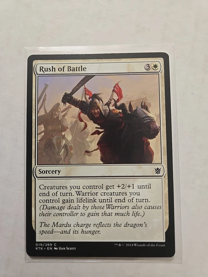 Rush of Battle - Magic the Gathering MTG Khans of Tarkir Single Card - Image 1 of 1