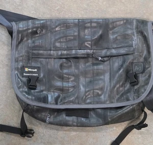 Recycled Bike Tube Messenger Bag - Picture 1 of 2