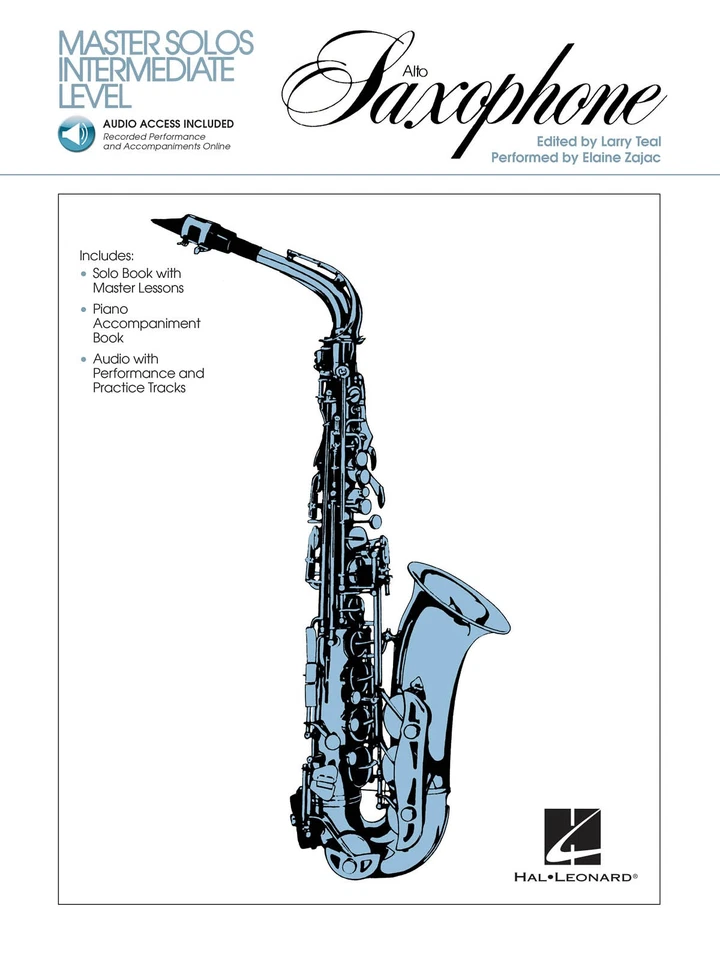 Master Solos for Alto Sax Saxophone Sheet Music Larry Teal Book Online Audio - Image 1 of 1