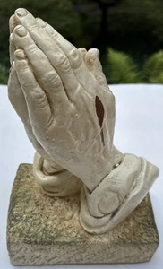 Vintage PRAYING HANDS CERAMIC 10 INCH F154 - Picture 1 of 11