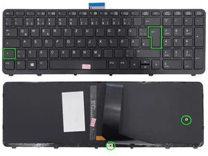 Big Enter - GR Keyboard Workstation with Backlight compatible for P/N 733688-041 - Bild 1 von 5