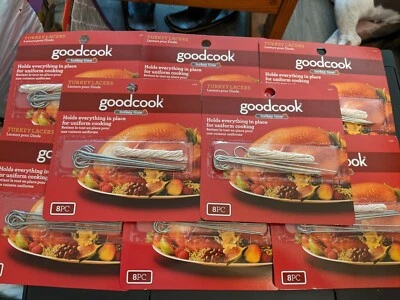 8 - 8pc Sets TURKEY LACERS - GOOD COOK - String & Pins - Thanksgiving  - Image 1 of 2