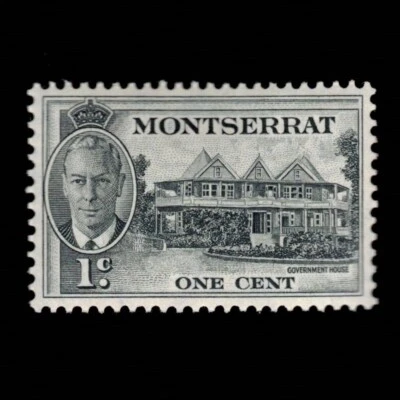 Montserrat, Scott 114, Government House, 1951, MH, 107360 - Image 1 of 2