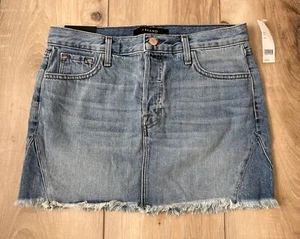 J Brand Women's Bonny Denim Mini Skirt Mid Rise Size 26 NEW - Picture 1 of 12