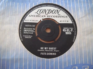 FATS DOMINO, BE MY GUEST, LONDON RECORDS 1959 - Picture 1 of 2