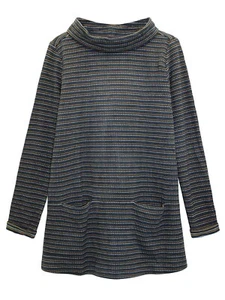 Seasalt Größe 10 12 blau Mix Mawgan Porth Sweatshirt Tunika TOP Taschen UVP 59,95 £ - Bild 1 von 1