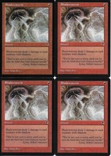 MTG: SHADOWSTORM Tempest UNCOMMON; played, Excellent condition x4