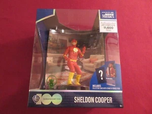 McFarlane Toys Big Bang Theory Movie Maniacs Sheldon Cooper The Flash World Ship - Picture 1 of 6