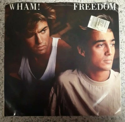 WHAM! - Freedom 45 RPM Vinyl Record EX Columbia VTG  - Image 1 of 4