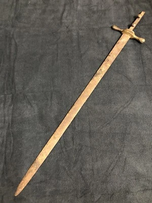 Меч битвы Шило эпохи до гражданской войны военный нож винтажный антикварный РЕДКИЙ - Изображение 1 из 4