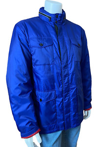 VICTORINOX Men Packable Hooded jacket Blue XXL Water Repellent NWT $350